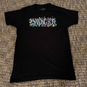 Good Smile Company MENS Medium 'AMONG US' Characters T-Shirt Graphic Tee Black